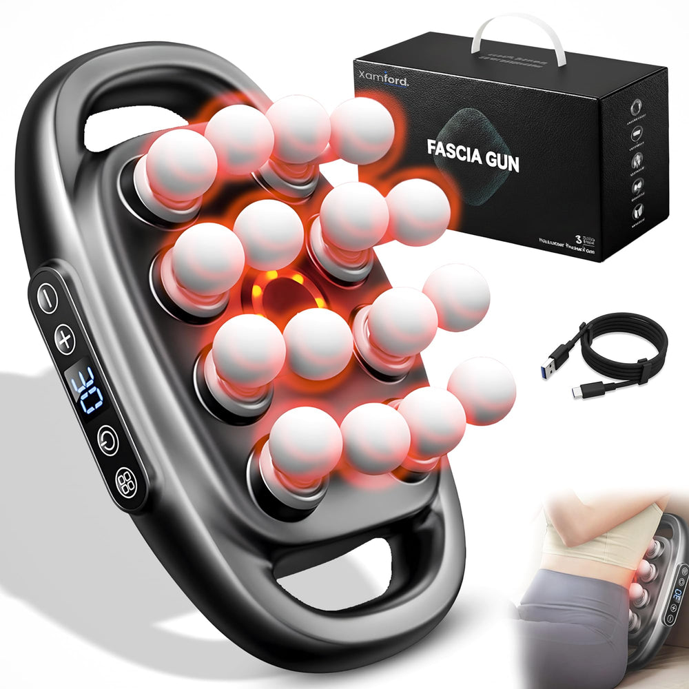 Xamford 2026 massager 16-head design for comprehensive back relief.
