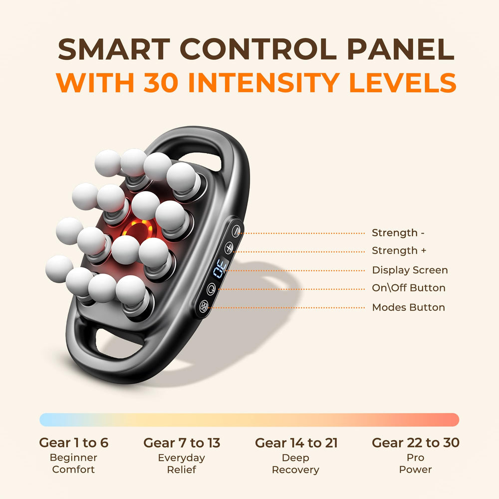 Xamford 2026 massager with 30 intensity levels for personalized comfort.