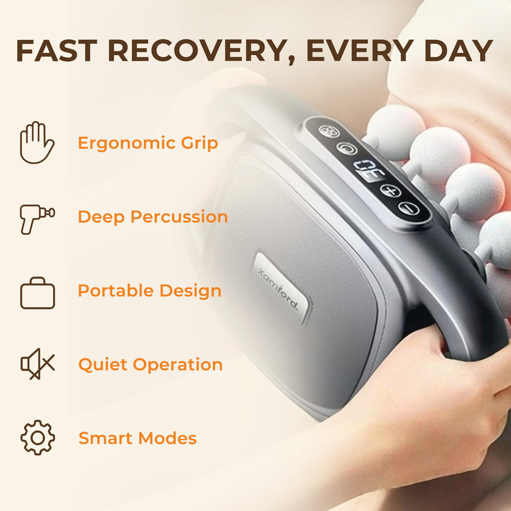 Xamford 2026 massager deep-tissue focus for targeted muscle recovery.