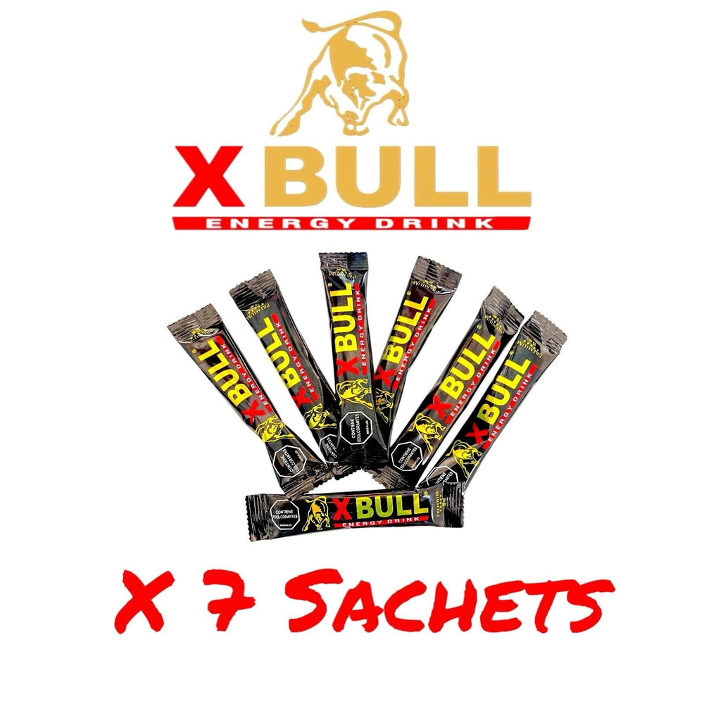 Xbull sachets in a gym bag for a quick pick-me-up during workouts.