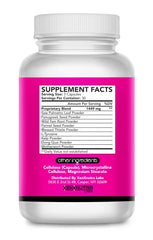 XENXNUTRA LABS Curvy Girl bottle front, vegan formula for confident curves.