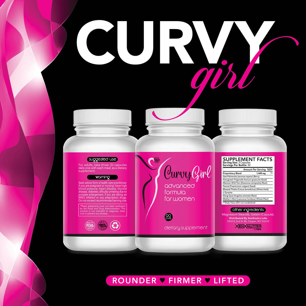 XENXNUTRA LABS Curvy Girl capsules as part of a daily ritual for balance.