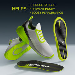 XEPXEP kinetic feedback system insole enhances vertical jump and explosiveness.