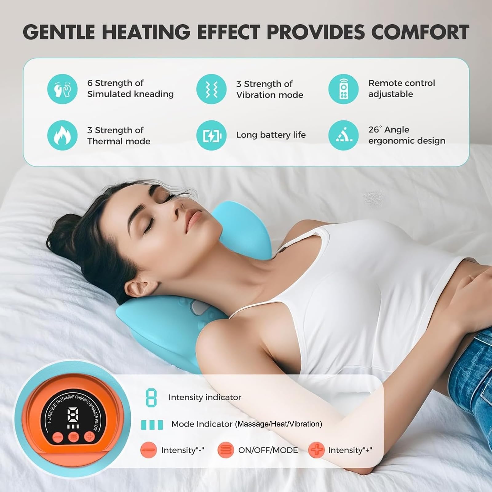 XHalvaen neck massager ergonomic design offers comfortable use during daily routines.