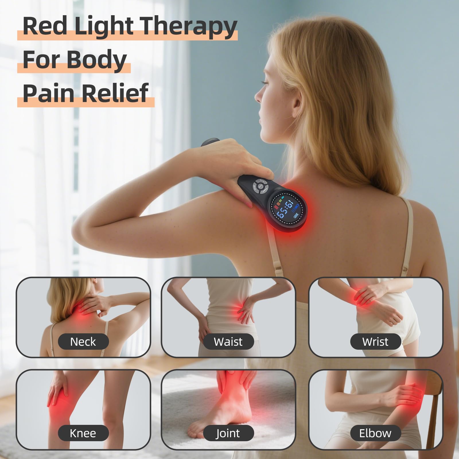 XHUIA portable wand enables convenient at-home therapy during travel or rest.