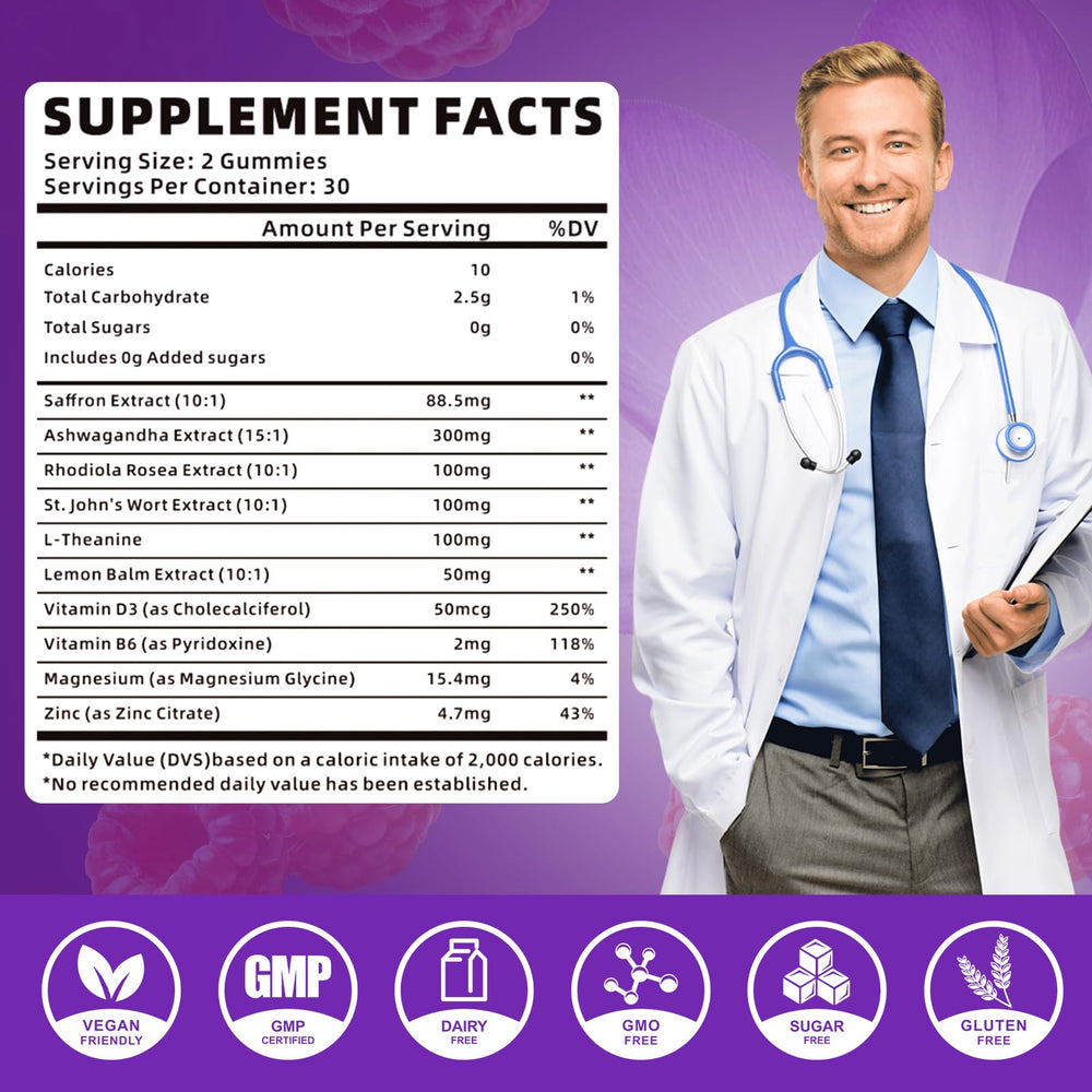 XIAAN 10-in-1 formula gummies jar for holistic wellness on the go