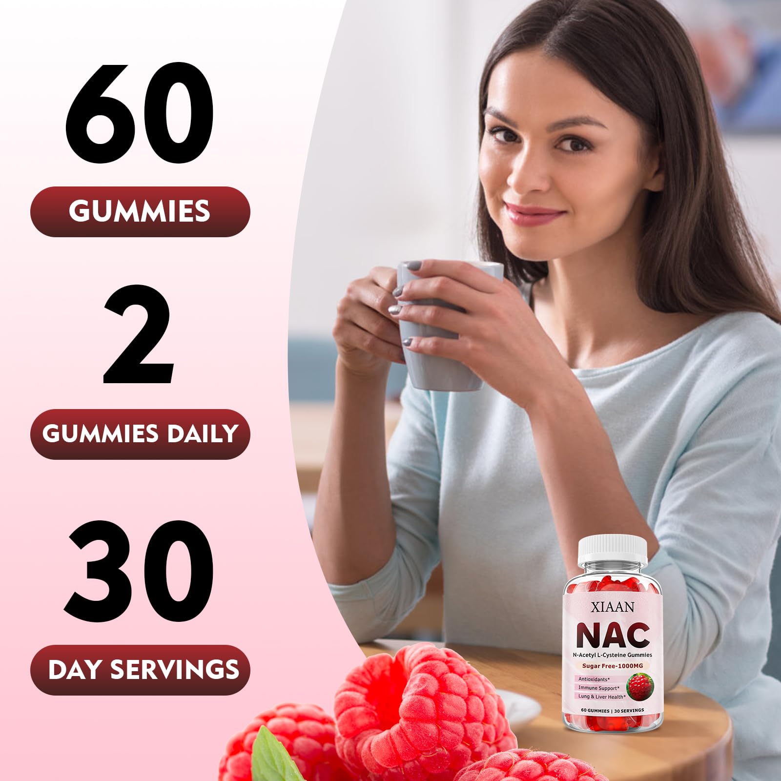 GMP-certified packaging signals quality and safety for NAC gummies