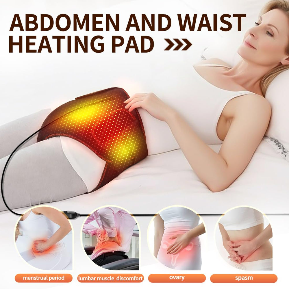 XiangFutang heating pad with three heat settings for personalized relief.