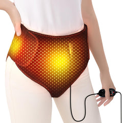XiangFutang period heating pad overview showing soft fabric and ergonomic design.