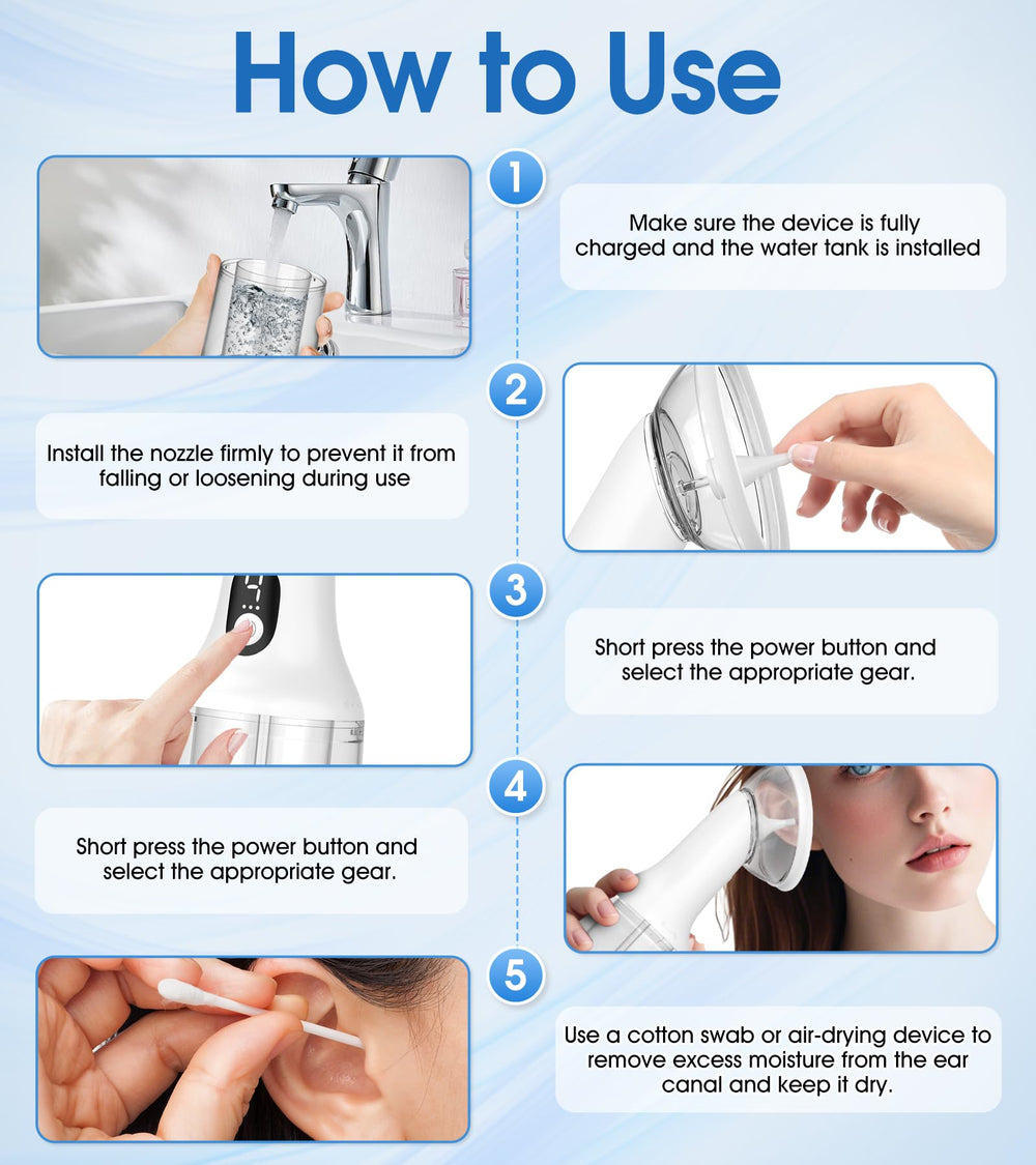 XIAOJINYU family-friendly ear cleaning kit suitable for shared use