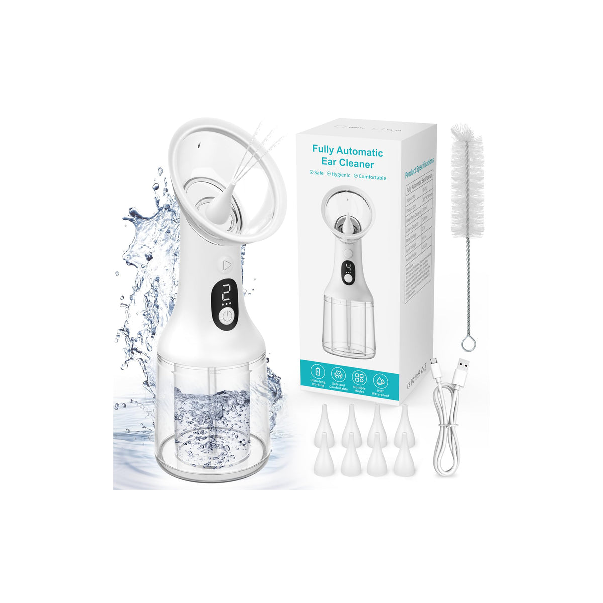 XIAOJINYU upgraded ear wax removal kit components for safe home cleaning