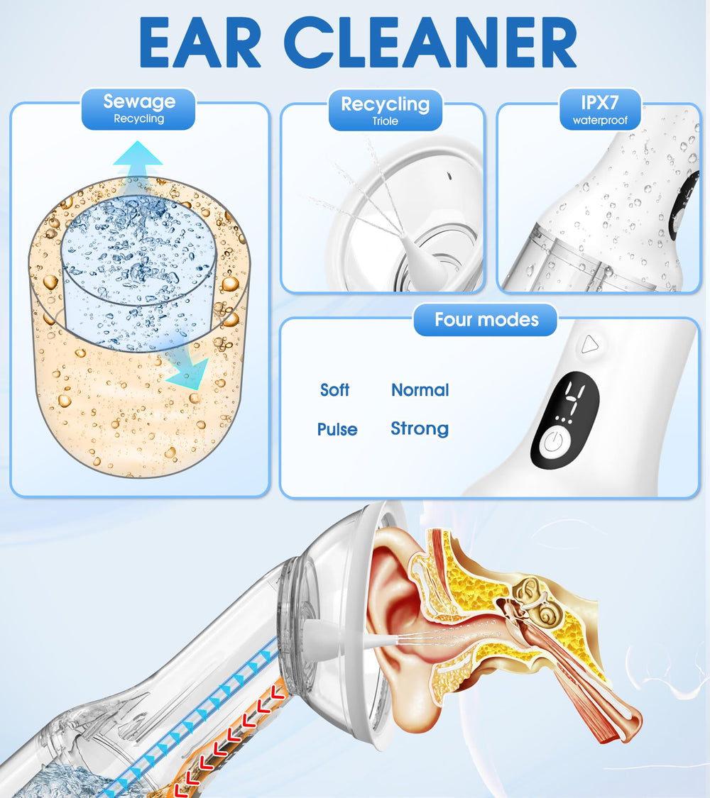 XIAOJINYU USB rechargeable ear cleaner for cord-free convenience