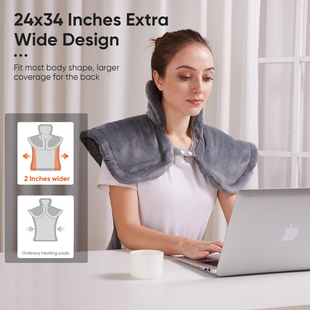 XIAOTONG pad features 4 timers and auto shut-off for safe relaxation.