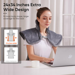 XIAOTONG pad features 4 timers and auto shut-off for safe relaxation.