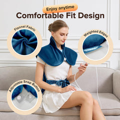 XIAOTONG soft plush weighted material delivers comfortable, secure coverage.