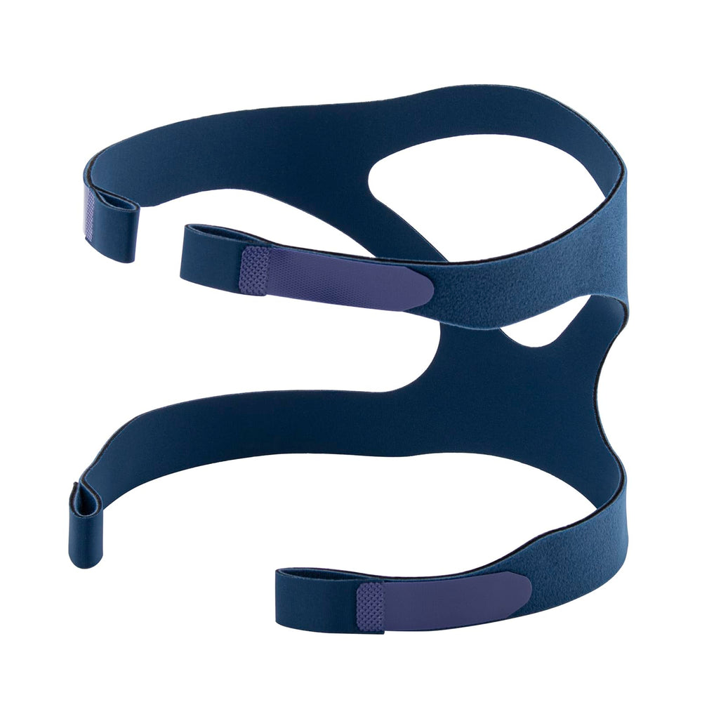 Ximoon Quattro Air headgear front view with soft, durable strap for comfortable nights.