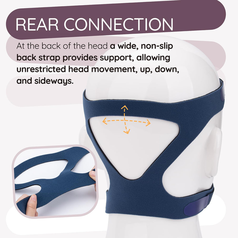 Ximoon Quattro Air headgear interior close-up highlights gentle padding.