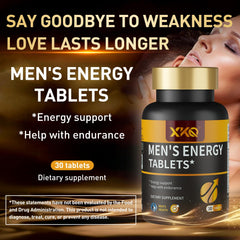 XKQ Men's Vitality tablets daily dosage for consistent use.