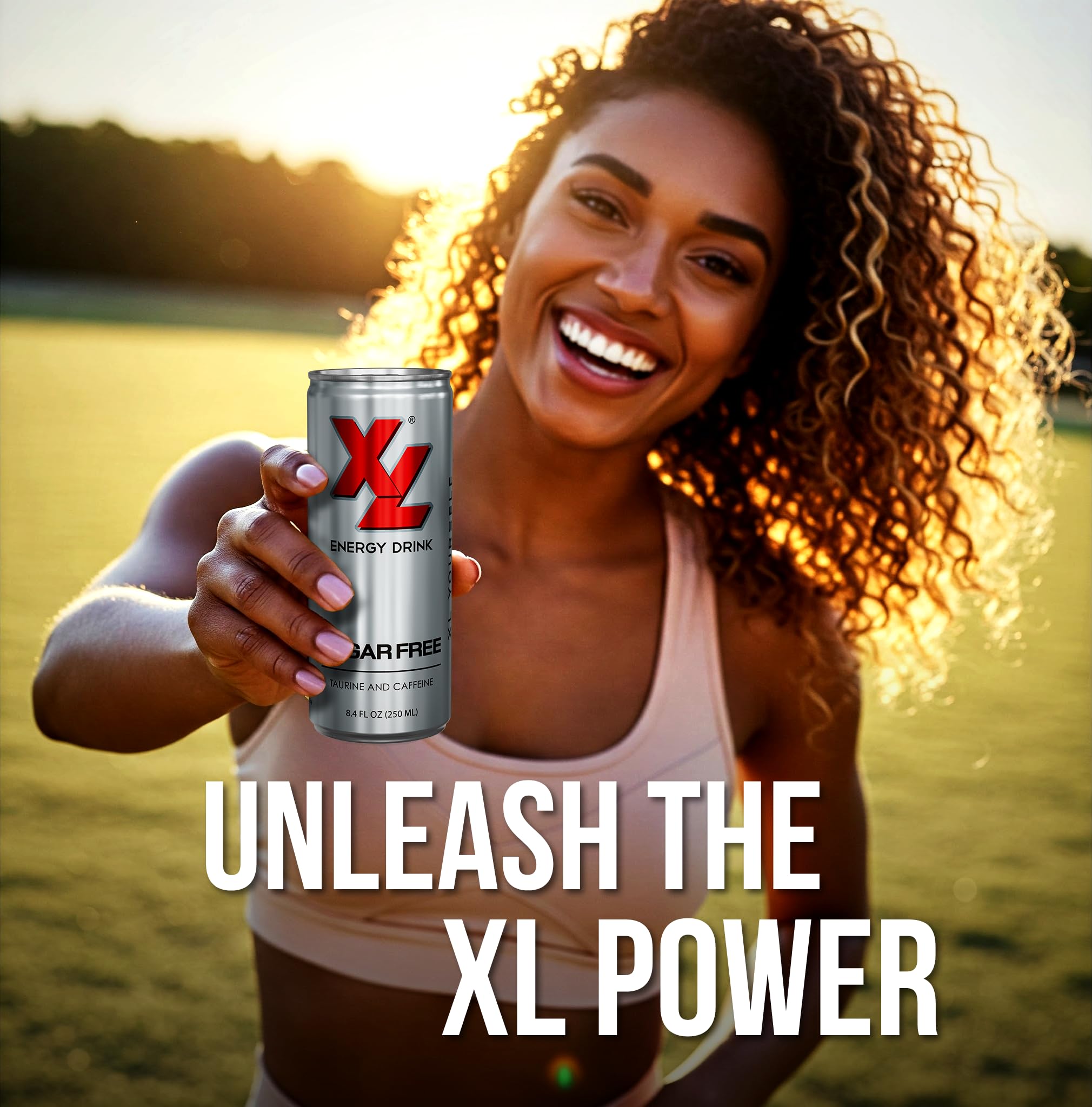 XL Energy Drink Sugar Free can at a desk aids studying focus.