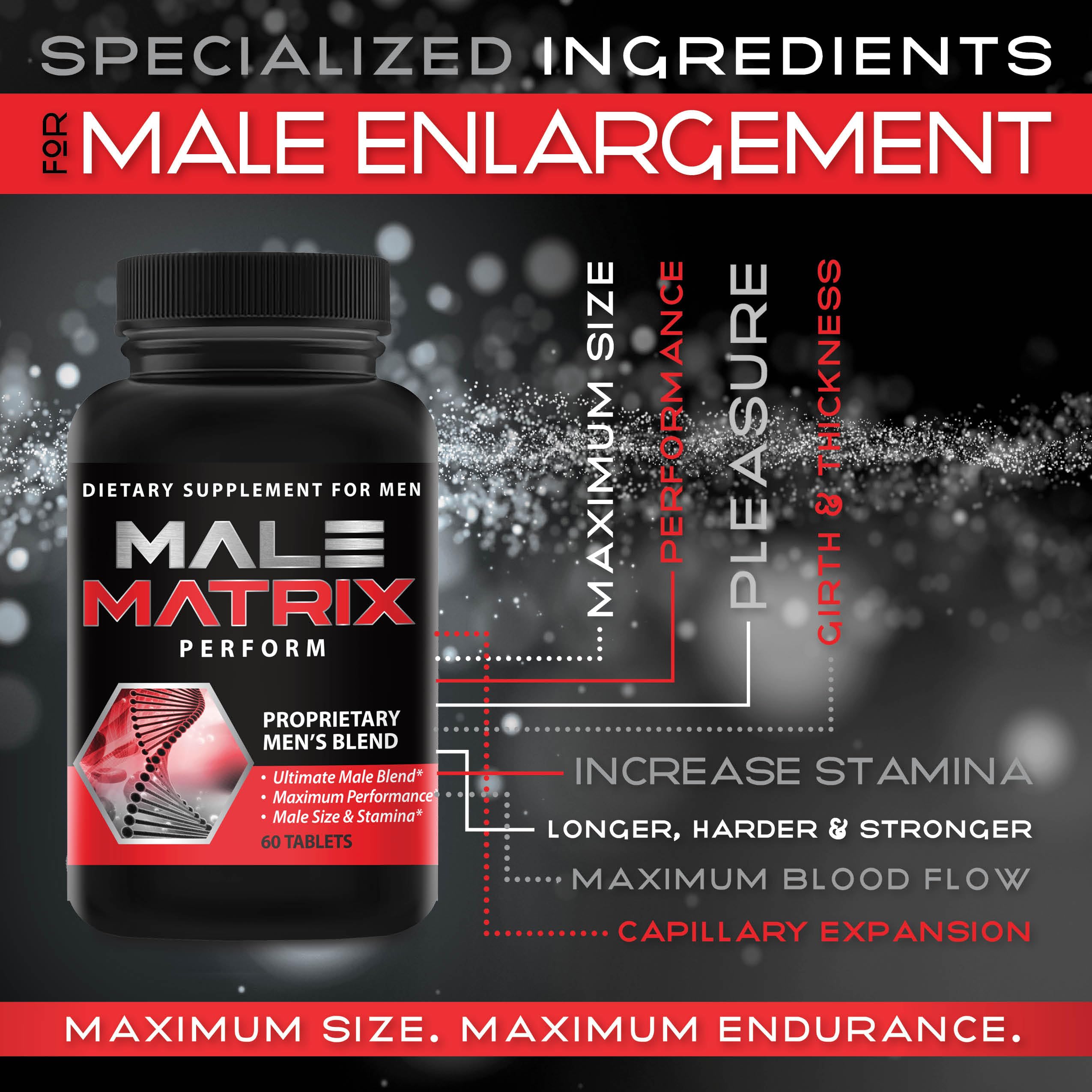 XL Science Male Matrix packaging emphasizes discreet shipping and reliable delivery
