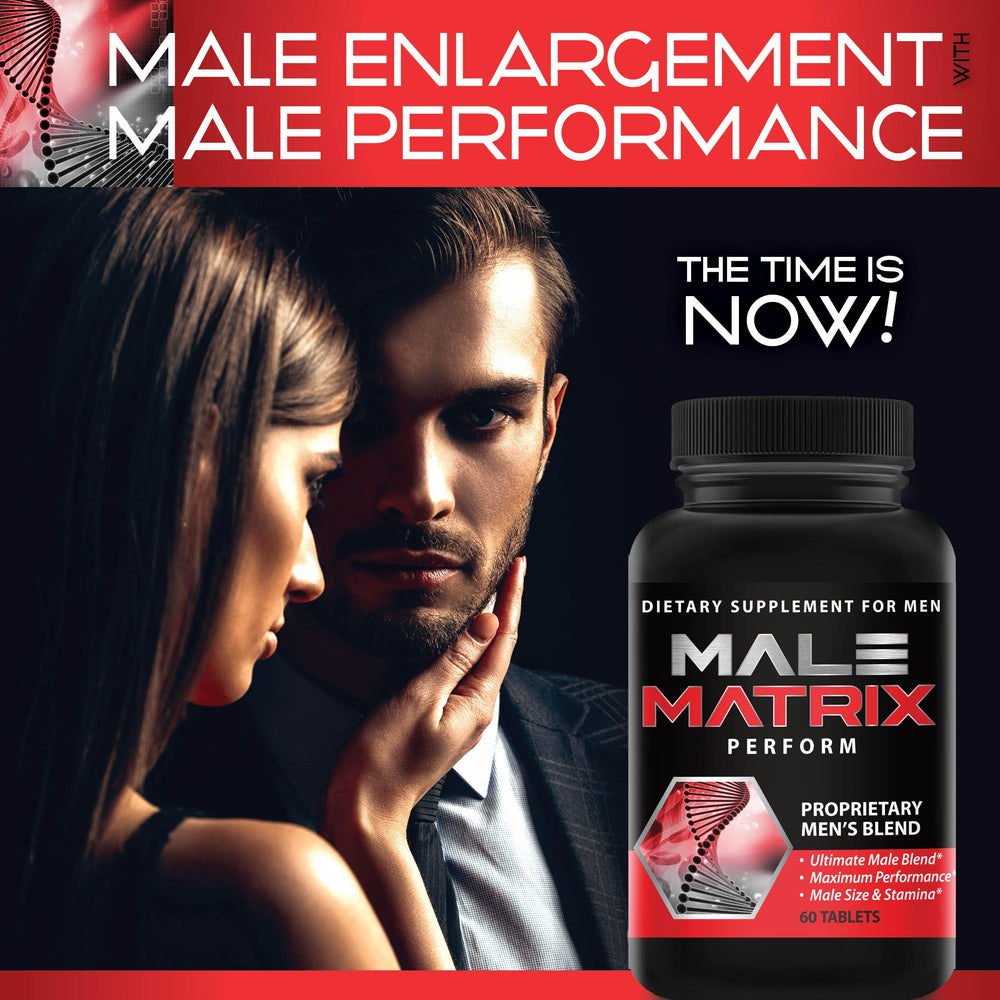 XL Science Male Matrix pills close-up showcases ingredients for daily vitality