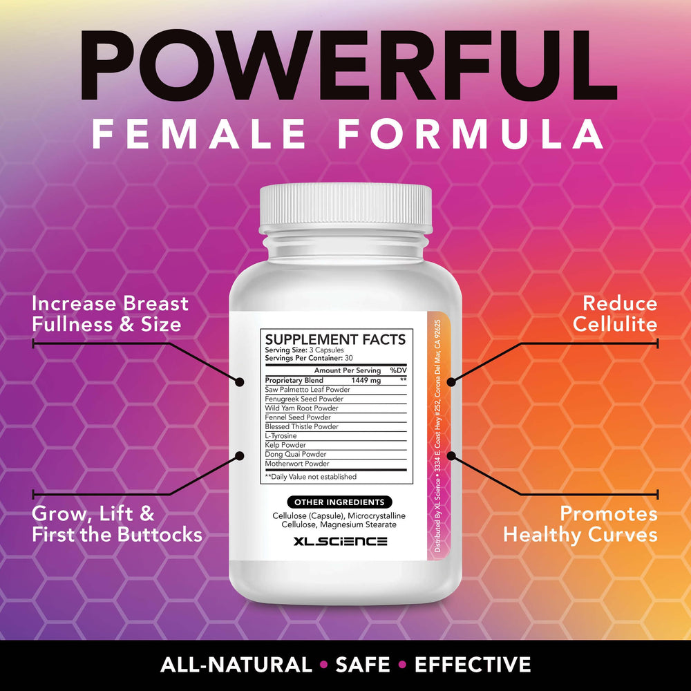 XL Science Quick Curve confidence focus supports natural shape for everyday wear