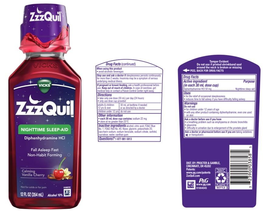 Xllent ZzzQuil 12 oz bottle shown in a six-pack display