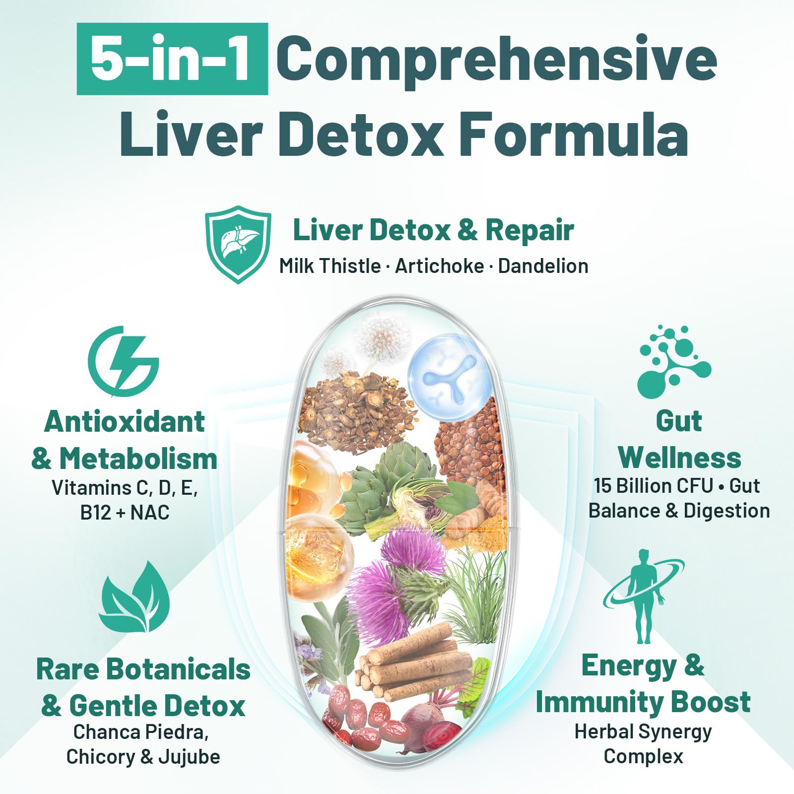 Xontravix bottle front label highlights liver support formula.