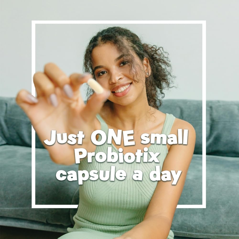 Xooma Probiotix capsules ready to swallow for routine digestion.