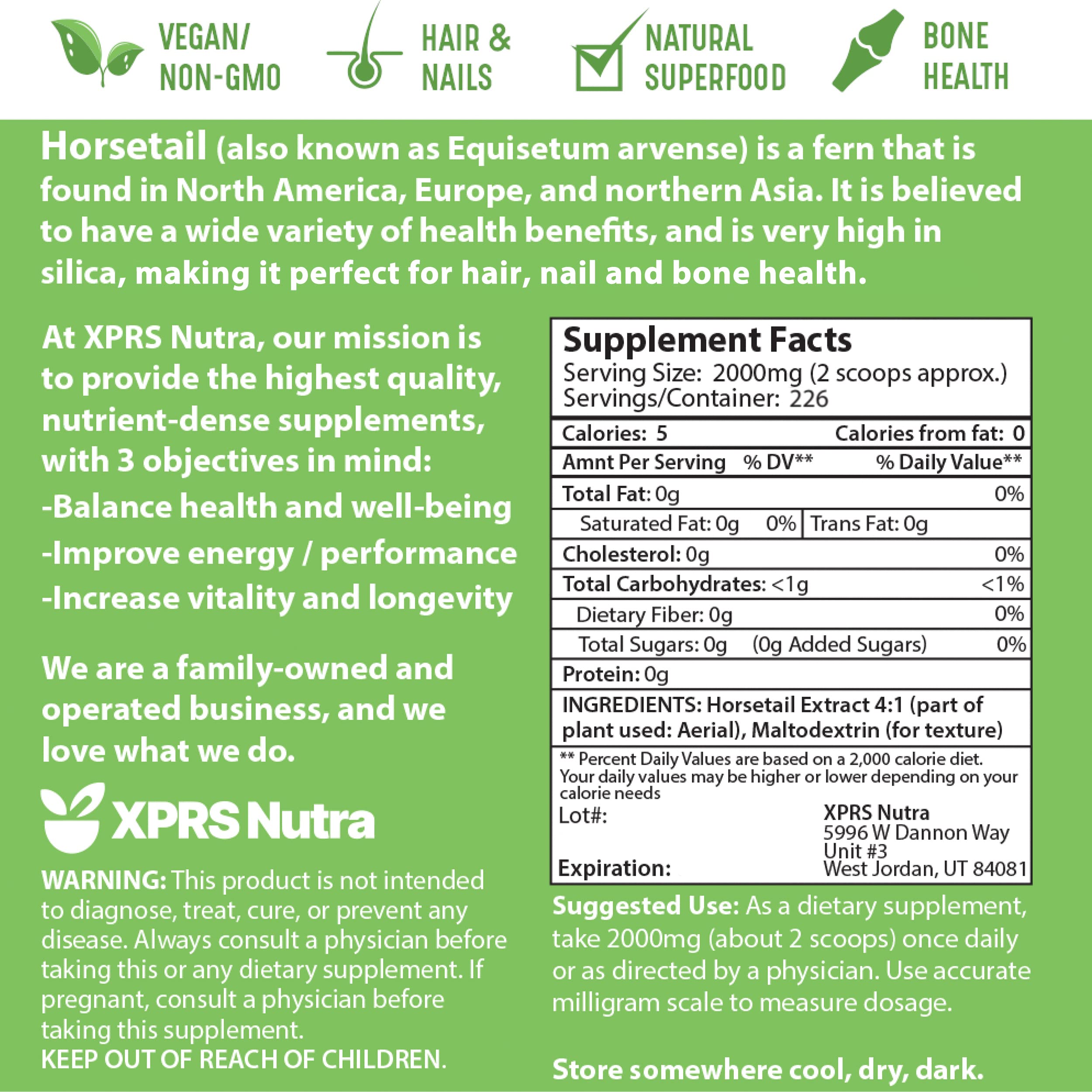 XPRS Nutra brand seal signals ethical sourcing and premium quality.