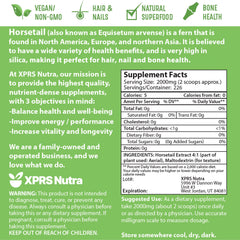XPRS Nutra brand seal signals ethical sourcing and premium quality.