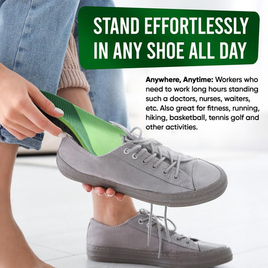 XSTANCE Insoles 2.0 contoured heel cup stabilizes the heel.