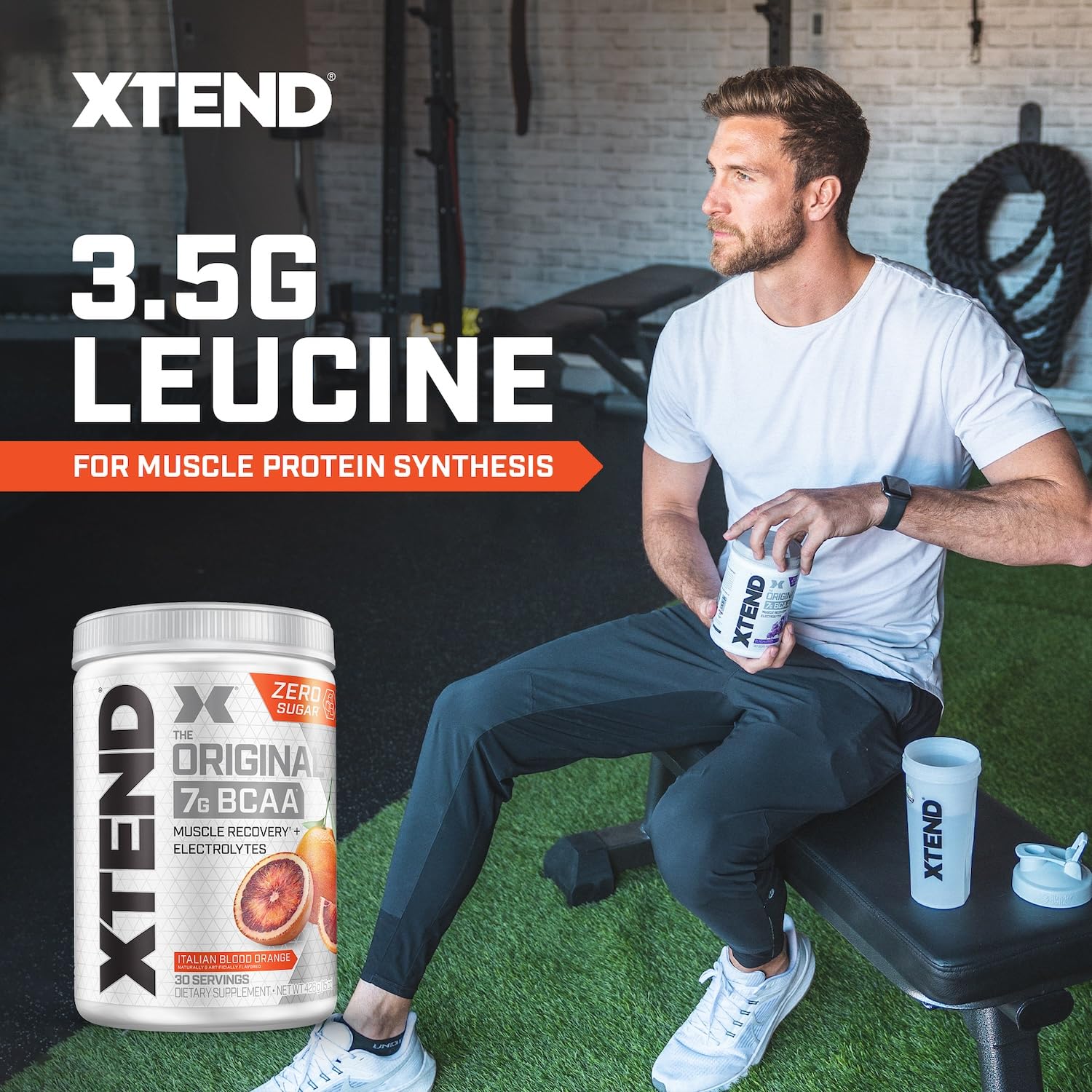 Xtend Italian Blood Orange powder offers refreshing, sugar-free hydration.