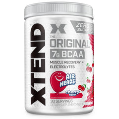 Xtend Original BCAA Powder bottle pour aids recovery and lean muscle support
