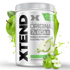 Xtend Original BCAA powder bottle for intra-workout hydration and recovery.