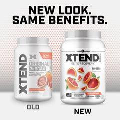 Xtend BCAA bottle placed on a gym mat for hydration during sessions.