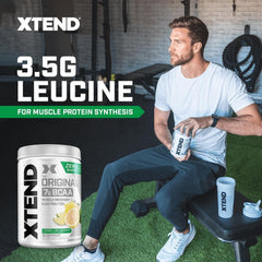 Xtend Original Lemon Lime serve showing refreshing flavor during workouts