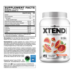 Scoop of Xtend BCAAs dissolving into a refreshing glass after training.