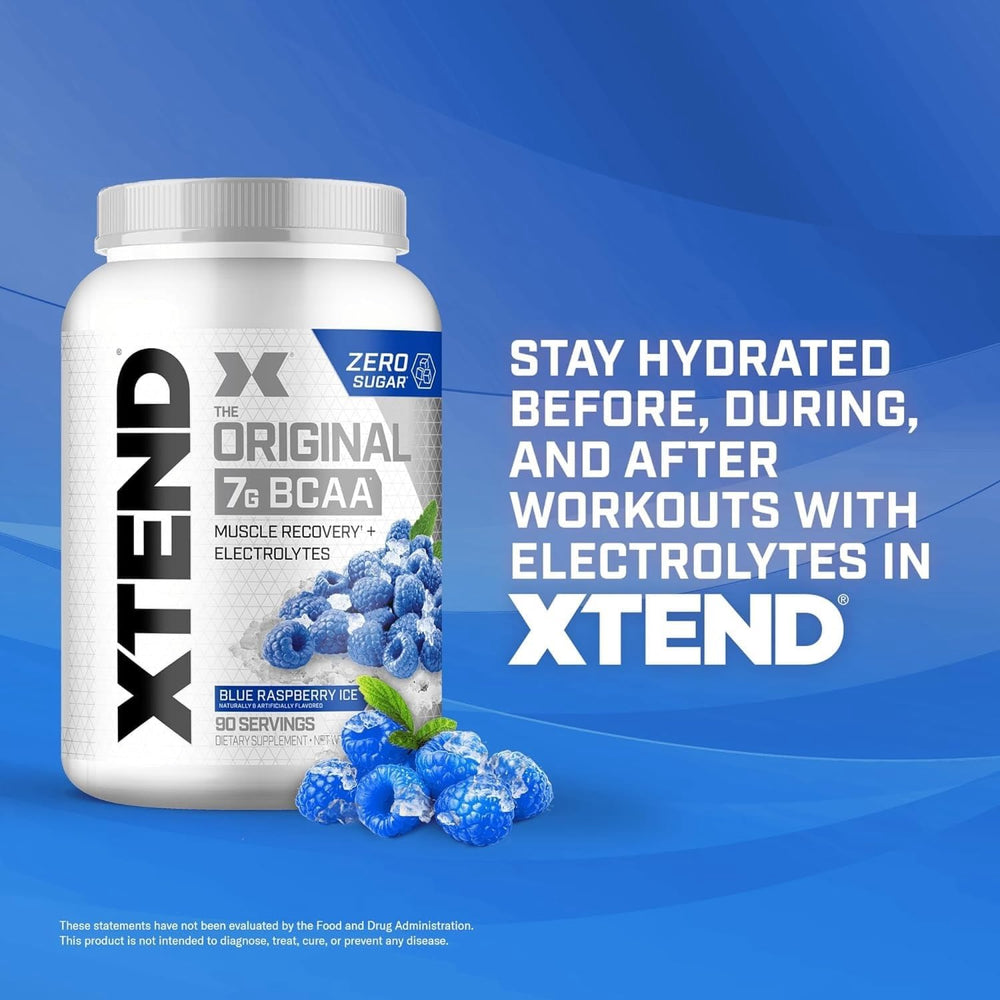 Xtend Original electrolytes for hydration during long training sessions.