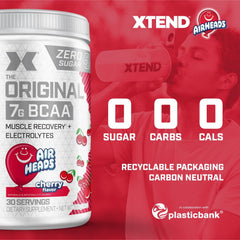 Xtend Serving scoop demonstrates quick mixing for daily recovery