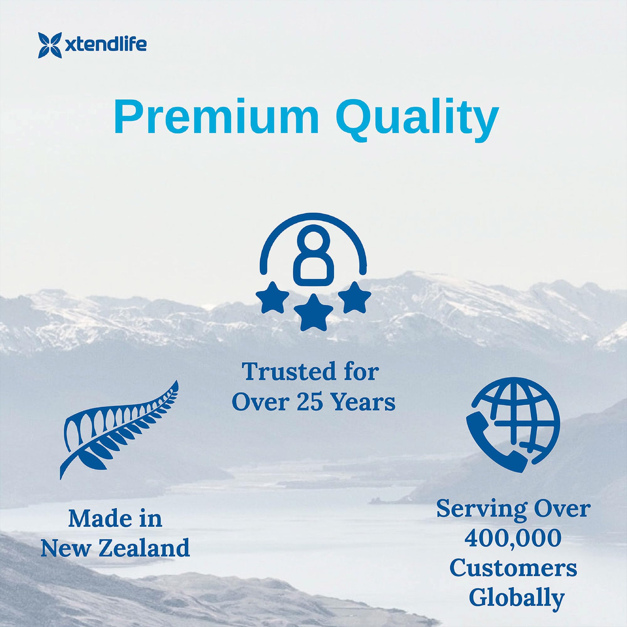 Xtendlife NR6 packaging label highlights natural ingredients