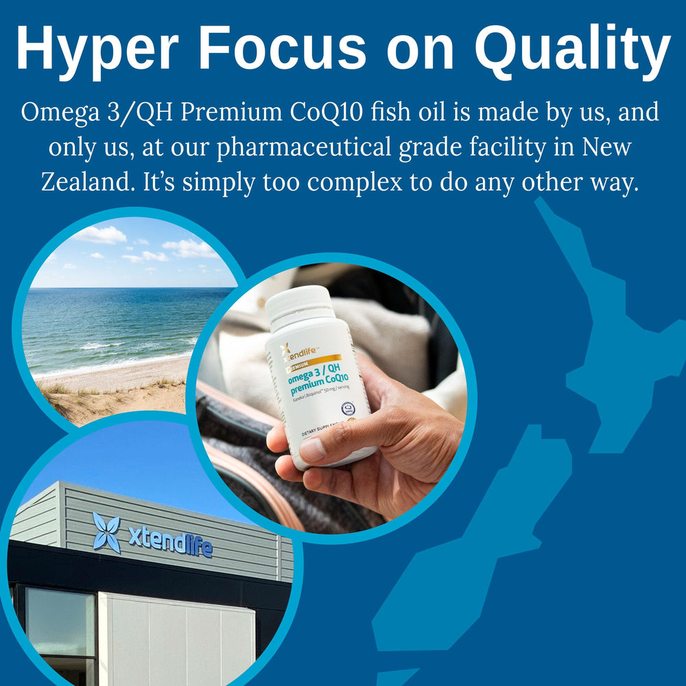 Xtendlife Omega3 QH astaxanthin and lycopene closeup hinting at skin vitality