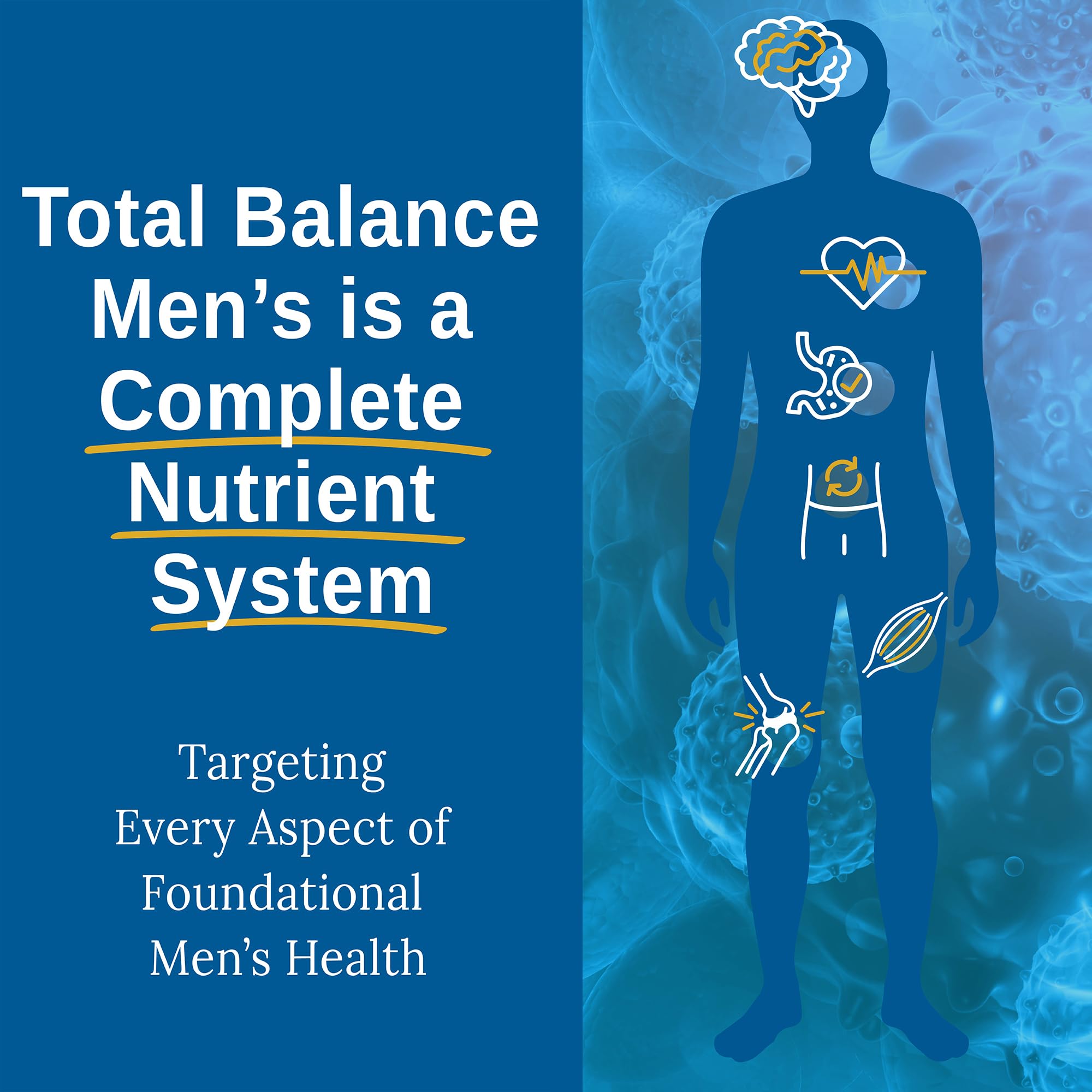 Xtendlife Total Balance nutrition facts show daily vitamin and mineral lineup.
