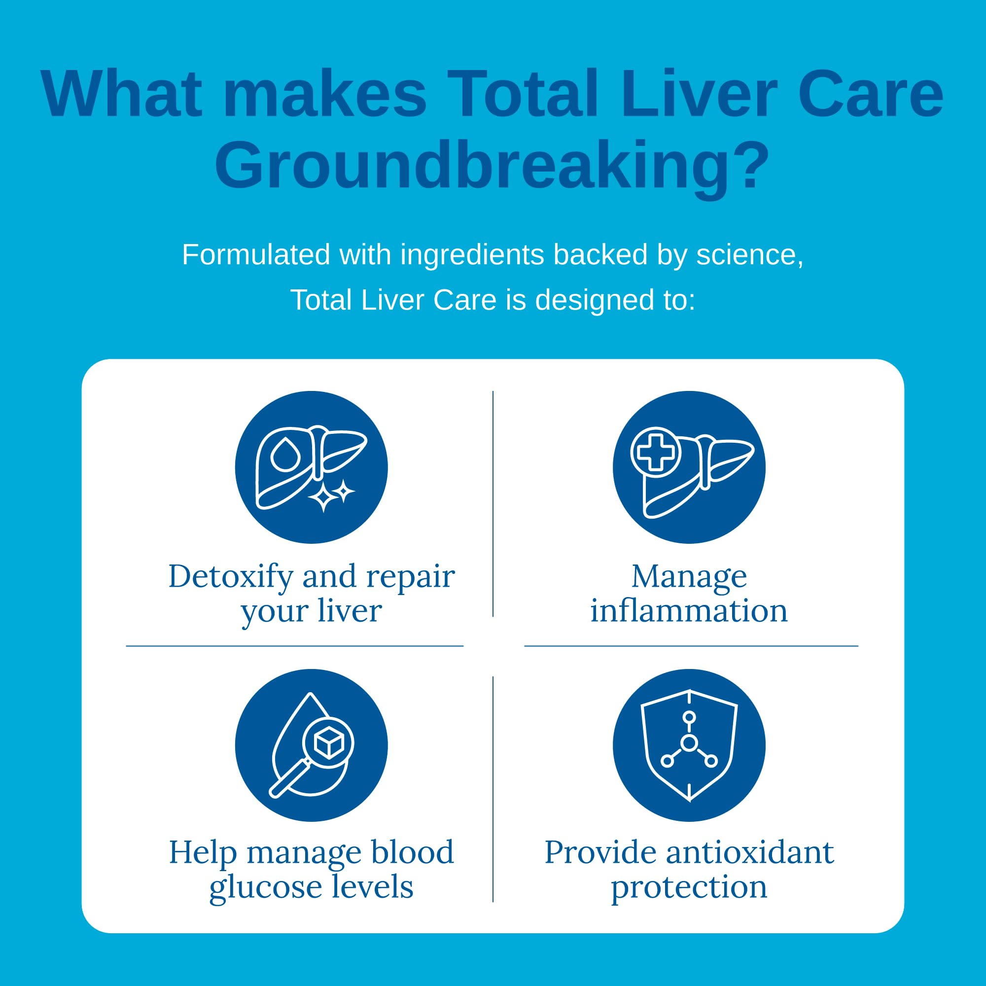 Xtendlife Total Liver Care milk thistle detail shows liver cell support.