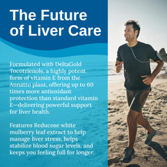 Xtendlife Total Liver Care vegan formulation icon highlights plant-based ingredients.
