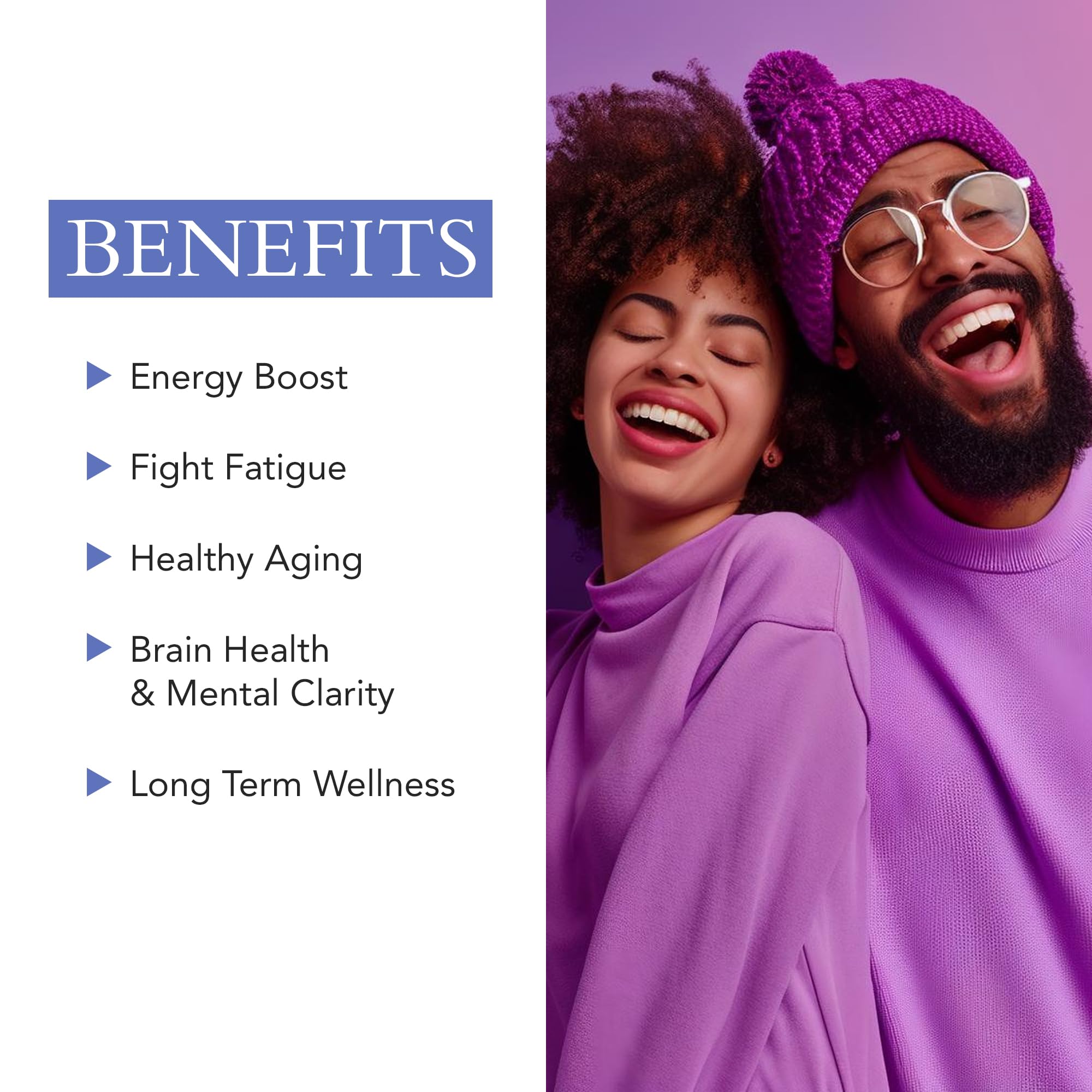 Ingredients chart on Xtravit Resveratrol NAD+ packaging for transparency