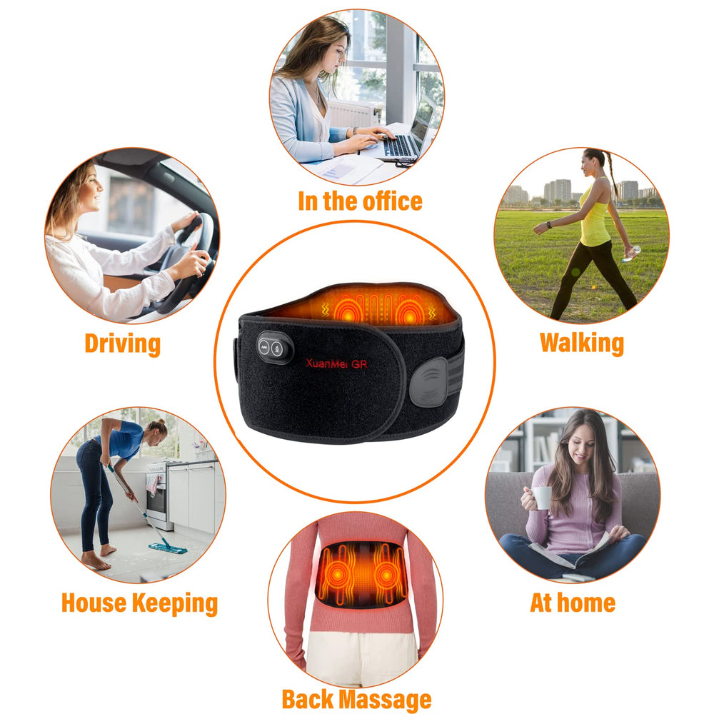 XuanMei GR heated back wrap ideal for home or office use.