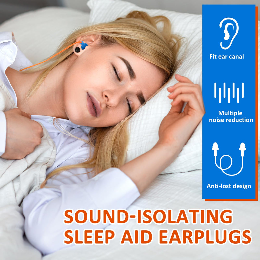 Xuhal earplugs offer up to 29 dB noise reduction