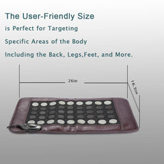 XUYU pad laid out flat showing its 26x16.5 inch coverage area.