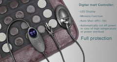 Carbon fiber heating elements integrated into the XUYU pad for even warmth.